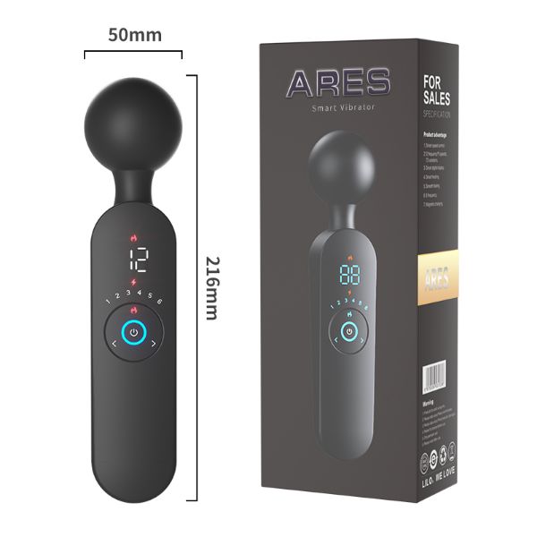 Picture of ARES Warming Massage Wand – 12 Functions, 6 Levels