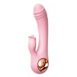 Picture of MAGIC WAND Rabbit Vibrator 10 Funtions Tongue Licking Intelligent Warming*Pink