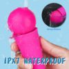 Picture of MOLY Ergonomic Design Massage Wand Soft Removable Medical Silicone*Rose