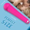 Picture of MOLY Ergonomic Design Massage Wand Soft Removable Medical Silicone*Rose