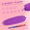 Picture of LYCORIS 9 Thrusting & Vibrating Bullet Stimulator Tongue Licking Modes*Purple