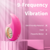 Picture of JODIE Finger Design Vibrating Egg 9 Frequency Tongue Licking*Rose