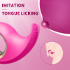 Picture of JODIE Finger Design Vibrating Egg 9 Frequency Tongue Licking*Rose