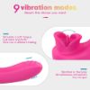 Picture of DEVIL KISS Pleaser Rabbit Finger Vibrator*Rose