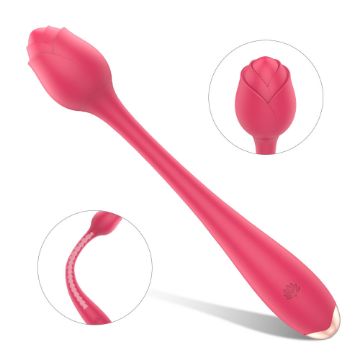 Picture of LOTUS Tongue Vibration with G-spot Vibrator*Rose