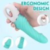 Picture of TORNADO Curve Rechargeable Silicone G-Spot Vibrator*Tiffany Blue