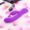 Picture of MOONLIGHT Thrusting Rabbit Vibrator with LED Light*Purple