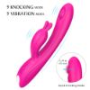 Picture of CANDY 9 Flipping Function Silicone Rabbit Vibrator*Rose
