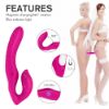 Picture of NAMI Rechargeable Strapless Strap-On Dildo Vibrator*Rose