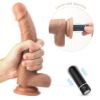 Picture of CROODS 6.7 Inch Silicone Vibrating 2 in 1 Dual Density Vibrator Curved Dildo