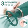 Picture of HONEY Vibrating Pussy Pump and Tongue Licking Suction Vibrator*Green