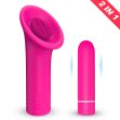 Picture of SEED 2 in 1 Pussy Suction Massage and Bullet Vibrator*Rose