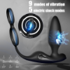 Picture of LIGHTNING Twin Cock Ring with Electrosex Anal Vibrator