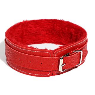 Picture of Bondage Boutique Faux Leather Collar - Red