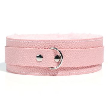 Picture of Bondage Boutique Faux Leather Collar - Pink