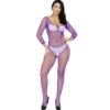 Picture of ROLAND Fishnet Crotchless Baby Bodystocking*Purple