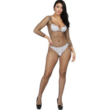 Picture of ROLAND Fishnet Crotchless Baby Bodystocking*Black
