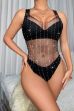 Picture of TIMU Rhinestone Halter Teddy