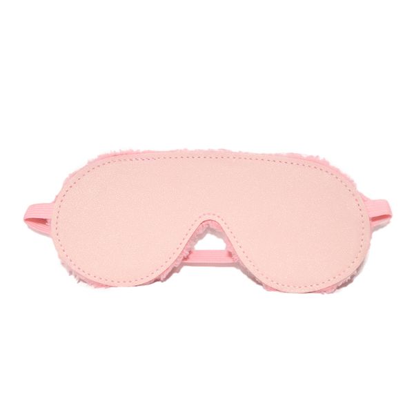 Picture of Bondage Boutique Faux Fur Blindfold - Pink