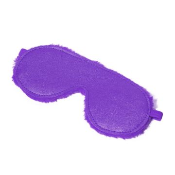 Picture of Bondage Boutique Faux Fur Blindfold - Purple