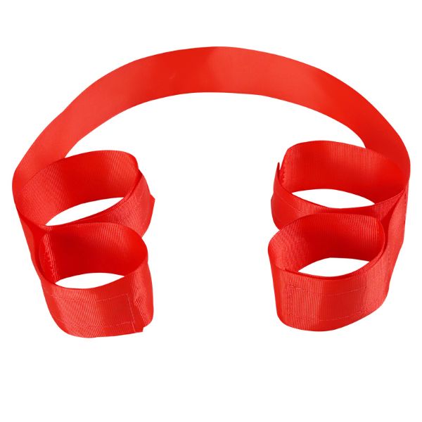 Picture of Bondage Boutique Velcro Hand & Leg Cuffs - Red