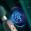 Picture of OLOF Massage Wand Powerful Vibrator 9 Vibration 8 Speed Digital Display*Green