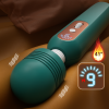 Picture of OLOF Massage Wand Powerful Vibrator 9 Vibration 8 Speed Digital Display*Green