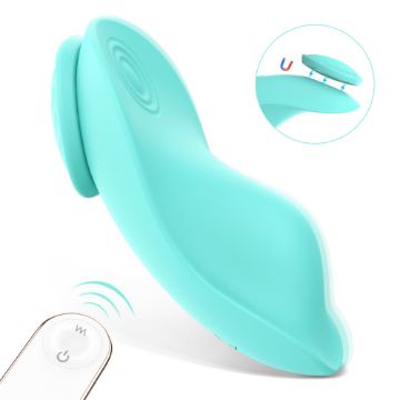 Picture of LEAF Magnetic Remote Control Wearable Knicker Vibrator*Tiffany Blue