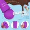 Picture of MOLY Ergonomic Design Massage Wand Soft Removable Medical Silicone*Purple