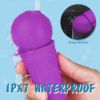 Picture of MOLY Ergonomic Design Massage Wand Soft Removable Medical Silicone*Purple