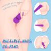 Picture of MOLY Ergonomic Design Massage Wand Soft Removable Medical Silicone*Purple