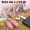 Picture of WEEZING Double Head Vibrating Egg 9 Function* Rose