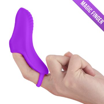 Picture of OMG Rechargeable Waterproof Finger Vibrator*Purple