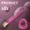 Picture of TWINKLE Loop Stimulator Sustainable Rechargeable Clitoral Vibrator*Dark Red