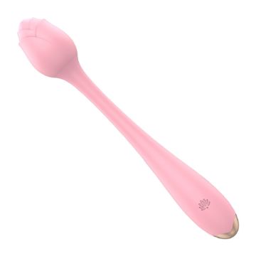Picture of LOTUS  Tongue Vibration with G-spot Vibrator*Pink
