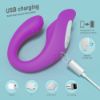 Picture of RIBBON Dual Motor Remote Controlled Rechargeable Love Egg Vibrator*Purple