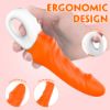 Picture of TORNADO Curve Rechargeable Silicone G-Spot Vibrator*Orange