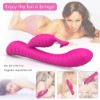 Picture of MOONLIGHT Thrusting Rabbit Vibrator with LED Light*Rose