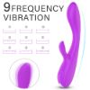 Picture of INSTINCT Ergonomic Silicone Rabbit Vibrator*Purple