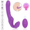 Picture of NANA Remote Controlled Love Rider Strapless Strap-On Dildo Vibrator*Purple