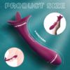 Picture of TARA Rechargeable G-Kiss G-Spot and Clitoral Vibrator*Dark Red