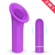 Picture of SEED 2 in 1 Pussy Suction Massage and Bullet Vibrator*Purple