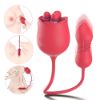 Picture of FATE 3 in 1 Clitoral Stimulator Tongue Licking Thrusting G Spot Egg Vibrator*Rose