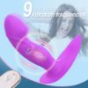 Picture of KNIGHT Remote Controlled 2 in 1 Hands-Free Wearable Knicker Vibrator*Purple