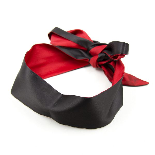 Picture of Silky Smooth Black Blindfold*Red