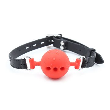 Picture of Bondage Silicone Adjustable Ball Gag*Red
