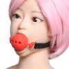 Picture of Bondage Silicone Adjustable Ball Gag*Red