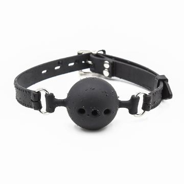 Picture of Bondage Silicone Adjustable Ball Gag*Black