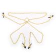 Picture of Dominator Adjustable Neck to Clit Clamps  - Golden