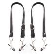 Picture of Bondage Faux Leather Spreader Straps Clitoral Clamps